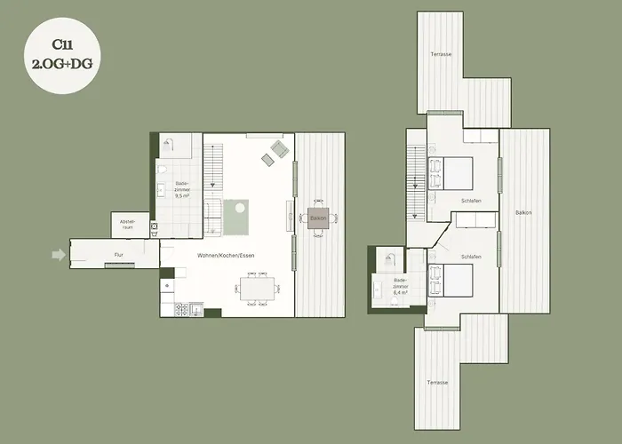 Apartament Maisonette-apartment C11 
